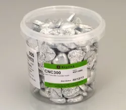 Silver Foiled Swiss Milk Chocolate Hearts
